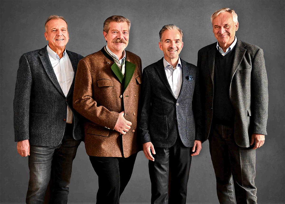 Der Vorstand des Zukunftsforum SHL_Wilhelm Jörg, Andreas Rotter, Martin Hagleitner und Gerhard Glinzerer (v.l.n.r.)