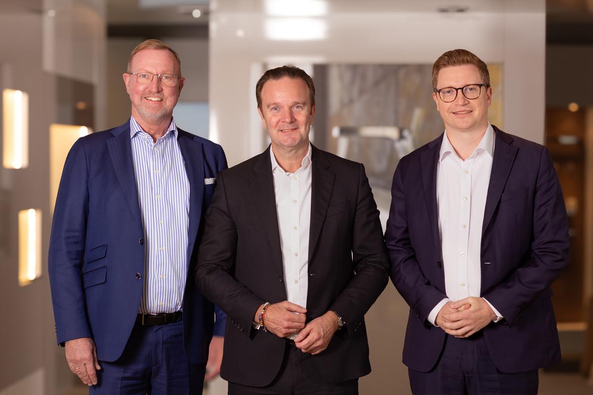 v.l.n.r.: Hubert Winnecken, Dr. Gerd Sievers und Hermann Reitze