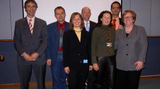 v.l.n.r.: Gerhard Rabensteiner (GREENoneTEC), Roger Hackstock (Austria Solar), Christiane Egger (ESV OÖ), Christian Buchbauer (arsenal research), Waltraud Schmid (IEEA), Robert Buchinger (GASOKOL), Christine Lins (EREC)