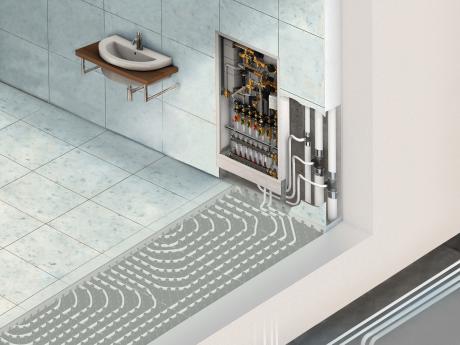 Uponor Combi Port und Uponor Aqua Port zeichnen sich durch ihre energieeffiziente Leistung aus und lassen sich perfekt mit erneuerbaren Energiequellen kombinieren.