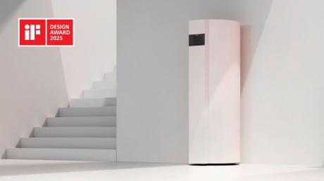 Die Warmwasser-Wärmepumpe Vitocal 262-A/060-A wurde mit dem iF DESIGN AWARD 2025 für ihr herausragendes Design ausgezeichnet. 